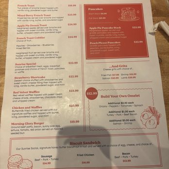 Sunrise Social - Menu - Breakfast & Brunch Near Me - Cherry Hill Township, New Jersey Sunrise Social - Menu - Breakfast & Brunch Near Me - Cherry Hill Township, New Jersey