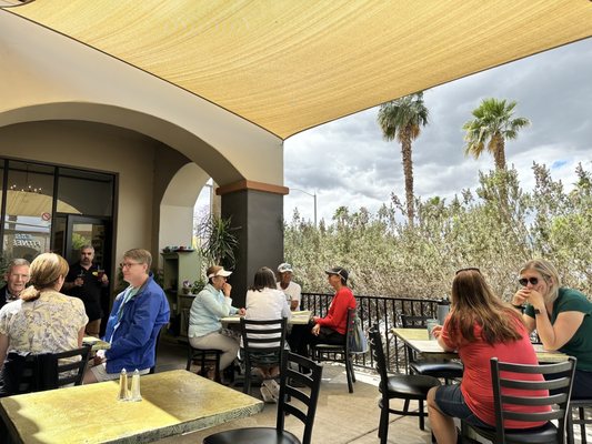 Photo of Cups Cafe - Palm Desert, CA, US. Great outdoor seating area