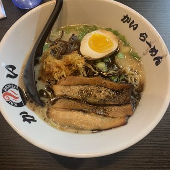 Kai Ramen - Arcadia - Black garlic ramen. Barely any soup and it was lukewarm. - Ramen Near Me - Arcadia, California Kai Ramen - Arcadia - Black garlic ramen. Barely any soup and it was lukewarm. - Ramen Near Me - Arcadia, California