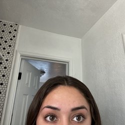 Simer's Threading And Henna Tattoos - The comparison on how poorly she messed up