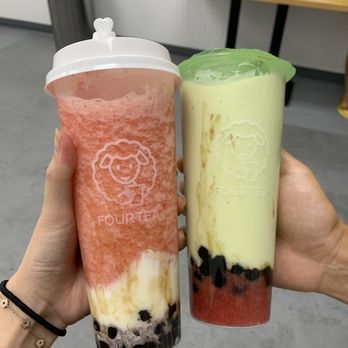 Fourtea - Strawberry Hurricane and Avocado Crush - Coffee & Tea Near Me - Orange, California