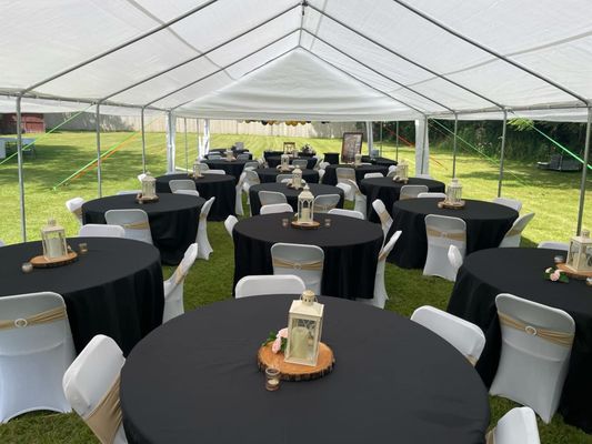 Table, Chairs, and Tent Light Rentals - At Ideal Party Rental Services, we provide a comprehensive selection of table, chair, and tent light rentals to enhance your event experience. Our high-quality products are designed to ensure comfort and style, making your gatherings memorable and enjoyable.
🎉 Tent Lights - Brighten up your event with elegant tent lighting that creates a warm and inviting atmosphere.
🎉 6-Foot Rectangular Table + 8 Chairs - This package includes a sturdy 6-foot rectangular table and eight comfortable chairs, perfect for dining or activities.
🎉 60" Round Table + Chairs - Ideal for social gatherings, this package features a 60" round table with eight chairs, providing a cozy setting for your guests.
🎉 Folding Chairs - Perfect for any event, our folding rental chairs combine comfort and convenience, making them an excellent choice for your seating needs.
At Ideal Party Rental Services, we are dedicated to providing high-quality rentals that cater to your event needs. Contact us today to book your tables, chairs, and tent lights, and make your celebration truly unforgettable! Table, Chairs, and Tent Light Rentals - At Ideal Party Rental Services, we provide a comprehensive selection of table, chair, and tent light rentals to enhance your event experience. Our high-quality products are designed to ensure comfort and style, making your gatherings memorable and enjoyable.
🎉 Tent Lights - Brighten up your event with elegant tent lighting that creates a warm and inviting atmosphere.
🎉 6-Foot Rectangular Table + 8 Chairs - This package includes a sturdy 6-foot rectangular table and eight comfortable chairs, perfect for dining or activities.
🎉 60" Round Table + Chairs - Ideal for social gatherings, this package features a 60" round table with eight chairs, providing a cozy setting for your guests.
🎉 Folding Chairs - Perfect for any event, our folding rental chairs combine comfort and convenience, making them an excellent choice for your seating needs.
At Ideal Party Rental Services, we are dedicated to providing high-quality rentals that cater to your event needs. Contact us today to book your tables, chairs, and tent lights, and make your celebration truly unforgettable!