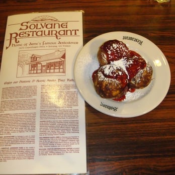 Solvang Restaurant - specialty Abelskiver, $3.50 - Scandinavian Near Me - Solvang, California Solvang Restaurant - specialty Abelskiver, $3.50 - Scandinavian Near Me - Solvang, California