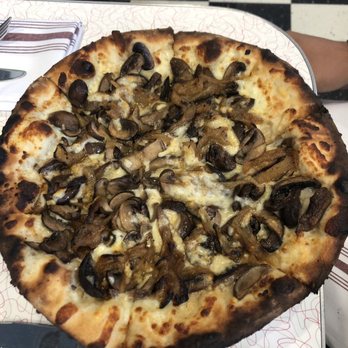 Food 101 - Wild mushroom white pizza - New American Near Me - Gettysburg, Pennsylvania