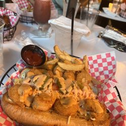 S’Lush Daiquiri Lounge & Grill - Shrimp po boy with fries