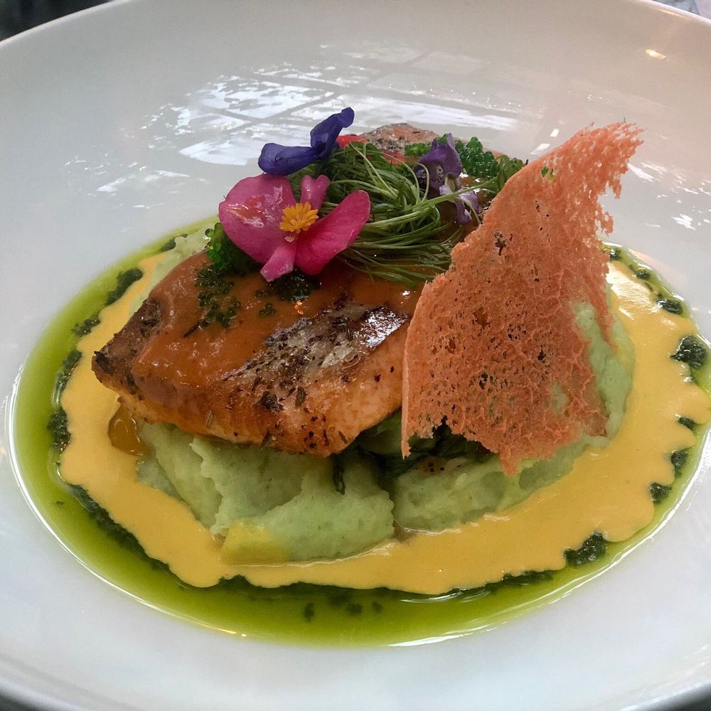 Salmon entree Salmon entree