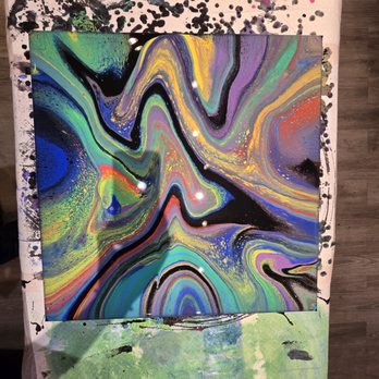 Hawaii Fluid Art - My amazing artwork. "Open cup" pour. - Art Classes Near Me - Cedar Park, Texas Hawaii Fluid Art - My amazing artwork. "Open cup" pour. - Art Classes Near Me - Cedar Park, Texas