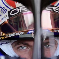 Autodromo Enzo e Dino Ferrari - The focus in the eyes of the Champ Max Verstappen. F1 Imola Italy on Sunday May 18, 2025.