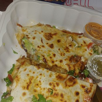 Jika’s Kitchen - Best shrimp quesadilla already ate a portion lol.. - Food Trucks Near Me - Belmont, California