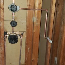 Pop's Family Plumbing - Rough in shower valve