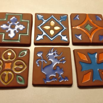 Silver Canyon Pottery - The tiles we made on our tour arrived today! The look great! - Art Tours Near Me - Avalon, California Silver Canyon Pottery - The tiles we made on our tour arrived today! The look great! - Art Tours Near Me - Avalon, California