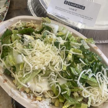 Chipotle Mexican Grill - About 5 small pieces of chicken in there, we didn't even finish any of the food. - Fast Food Near Me - Kansas City, Kansas Chipotle Mexican Grill - About 5 small pieces of chicken in there, we didn't even finish any of the food. - Fast Food Near Me - Kansas City, Kansas