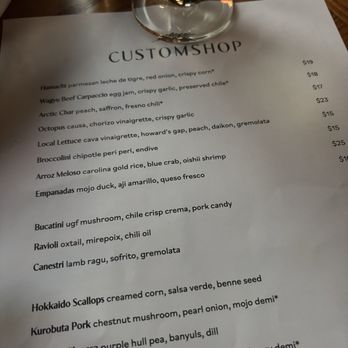 Customshop Handcrafted Food - New American Near Me - Charlotte, North Carolina