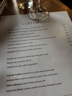 Menu photo 1 Customshop Handcrafted Food Charlotte, NC