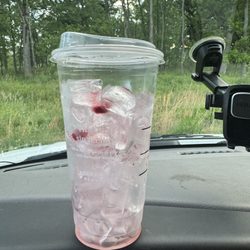 Starbucks - Ask for light ice and this is what you get.