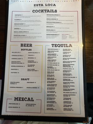 Menu photo 3 Esta Loca Chicago, IL