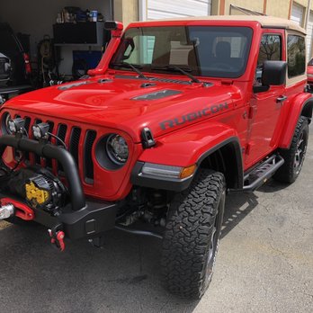High End Detail - Firecracker Red Wrangler Rubicon - Auto Detailing Near Me - Miami, Florida