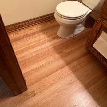 Flawless Flooring - Example of refinishing work in small area - Flooring Near Me - New Berlin, Wisconsin