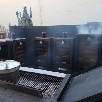 Holy Smokes - Meat cooking in the back area - Barbeque Near Me - Yuma, Arizona Holy Smokes - Meat cooking in the back area - Barbeque Near Me - Yuma, Arizona