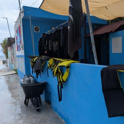 Wet Set - Some of the wetsuits and scuba gear