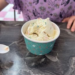 Birthday cake ice cream