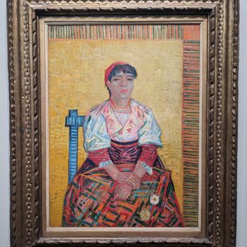 Cincinnati Art Museum - Vincent van Gogh, "L'Italienne (The Italian Woman)" (1887) - Art Museums Near Me - Cincinnati, Ohio