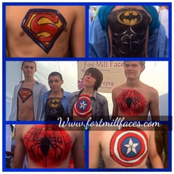 Fort Mill Faces - Super Heros!