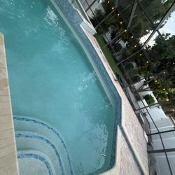 Jameson Pool Service - Resurfaced pool as a fire up