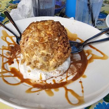 Hula Hut - Cinnamon Toast Crunch Fried Ice Cream - Tex-Mex Near Me - Austin, Texas