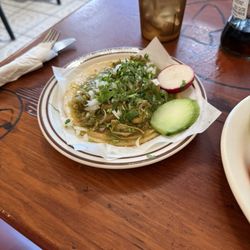 El Taco Grande - Chile verde soft taco