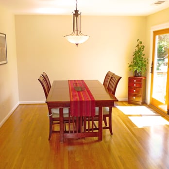 Paul Walters Builder - Dining room: new slider, new 'old world' textured walls, lighting, trim, solid oak flooring- San Jose residence 2010 - General Contractors Near Me - Campbell, California Paul Walters Builder - Dining room: new slider, new 'old world' textured walls, lighting, trim, solid oak flooring- San Jose residence 2010 - General Contractors Near Me - Campbell, California