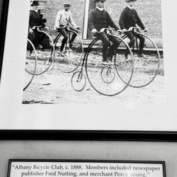 Albany historical artwork inside station July 2026