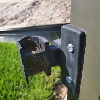Eagle Fence - Another view of the gate latch. - Fences & Gates Near Me - Cape Coral, Florida Eagle Fence - Another view of the gate latch. - Fences & Gates Near Me - Cape Coral, Florida