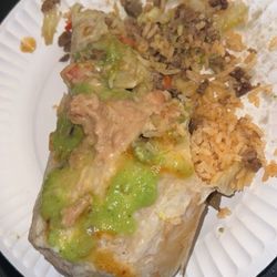 Juanito's Mexican Restaurant - Supreme burrito doesnt come with beans