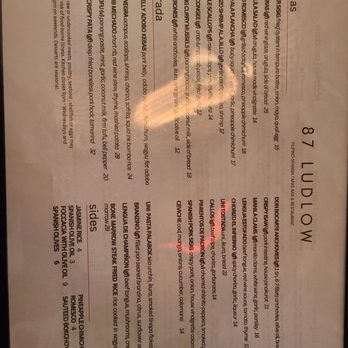 87 Ludlow - Menu - Filipino Near Me - New York, New York 87 Ludlow - Menu - Filipino Near Me - New York, New York