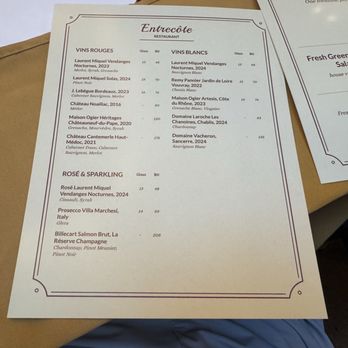 Entrecôte Restaurant - Wines July 2026 - French Near Me - Vancouver, British Columbia Entrecôte Restaurant - Wines July 2026 - French Near Me - Vancouver, British Columbia