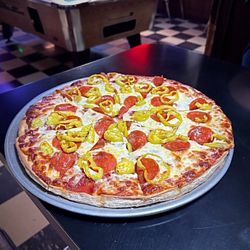 Jughandle - Pizza - pepperoni and hot peppers
