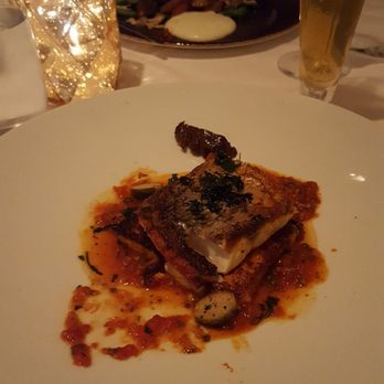 Leatherby's Cafe Rouge - Sea bass - New American Near Me - Costa Mesa, California Leatherby's Cafe Rouge - Sea bass - New American Near Me - Costa Mesa, California