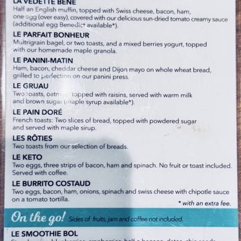 ES Café - 9/26 English menu - Coffee & Tea Near Me - Lévis, Quebec ES Café - 9/26 English menu - Coffee & Tea Near Me - Lévis, Quebec