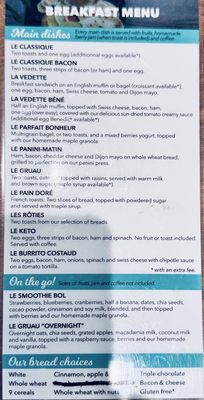 Menu photo 1 ES Café Lévis, QC Menu photo 1 ES Café Lévis, QC