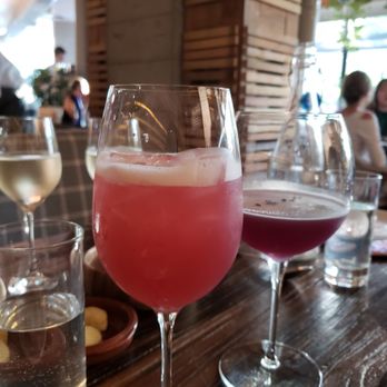 The Osprey - Mocktail on the left and the osprey on the right - Australian Near Me - Brooklyn, New York