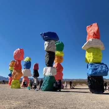 Seven Magic Mountains - Public Art Near Me - Las Vegas, Nevada