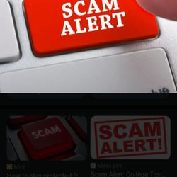 Scam alert