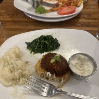Iron Rooster - Crab cakes dinner and crab cake sandwich meal - Cocktail Bars Near Me - Annapolis, Maryland