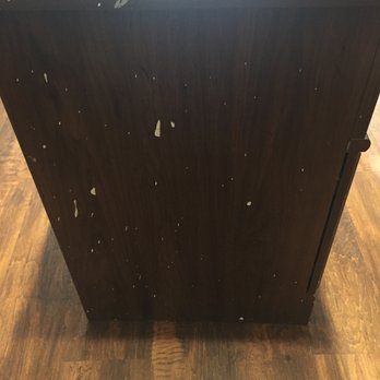 PDQ Construction - Spackle and paint on the entertainment center. - General Contractors Near Me - Topeka, Kansas