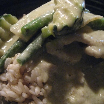 Jamjuree Thai Cuisine - Thai Green Curry over brown rice - Thai Near Me - Seattle, Washington Jamjuree Thai Cuisine - Thai Green Curry over brown rice - Thai Near Me - Seattle, Washington