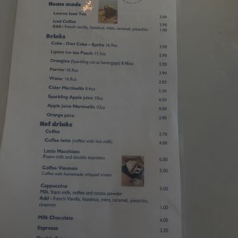 Le Petit Prince - Drink menu - Creperies Near Me - Henderson, Nevada