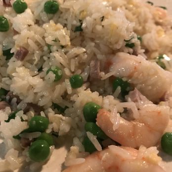 Mr Wong - Mr Wong's special fried rice w pork & prawns. This is how FR should taste. Not doused in soy sauce or oily. Just fresh tasty rice! - Cantonese Near Me - Sydney, NSW