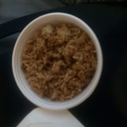 Wok'n'roll - Rice as a side for Sesame Chicken.