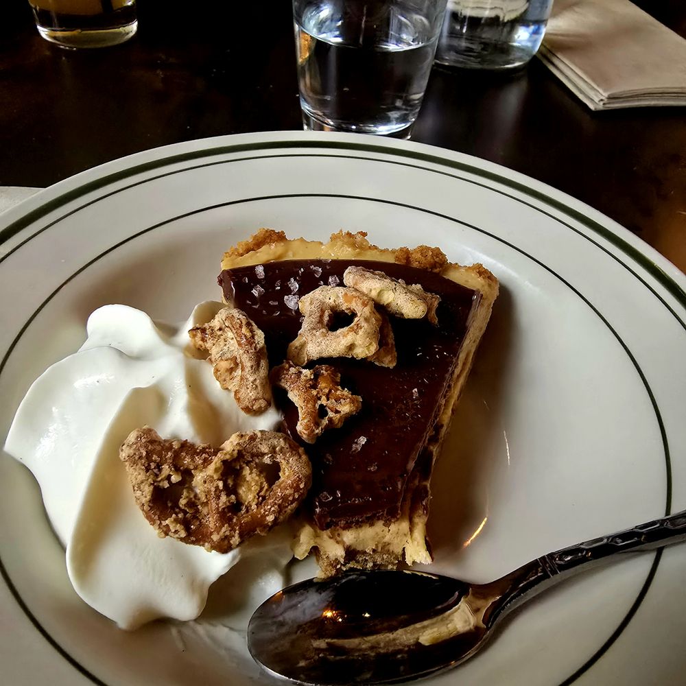 Roost Pub & Kitchen - Peanut butter pie...had to sneak a bite even before the pic got snapped. - Pubs Near Me - Wilmington, Delaware Roost Pub & Kitchen - Peanut butter pie...had to sneak a bite even before the pic got snapped. - Pubs Near Me - Wilmington, Delaware
